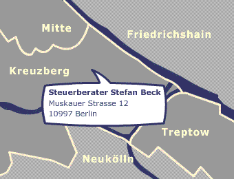 steuerbüro zwischen den Bezirken Berlins Mitte